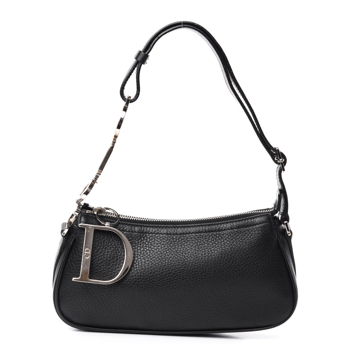 Calfskin Shoulder Bag Black