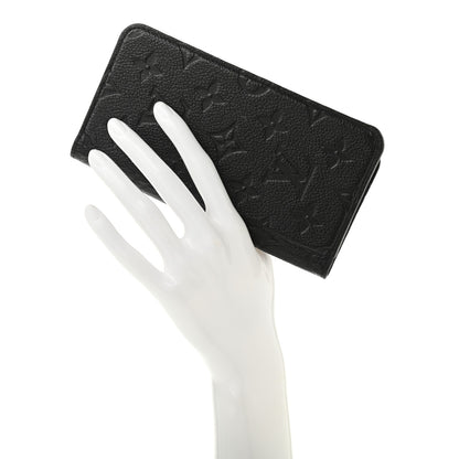 Louis Vuitton Empreinte iPhone XS Max Folio Case Black 2 of 9