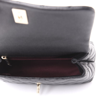 Chanel Caviar Quilted Mini Coco Handle Flap Black 4 of 10