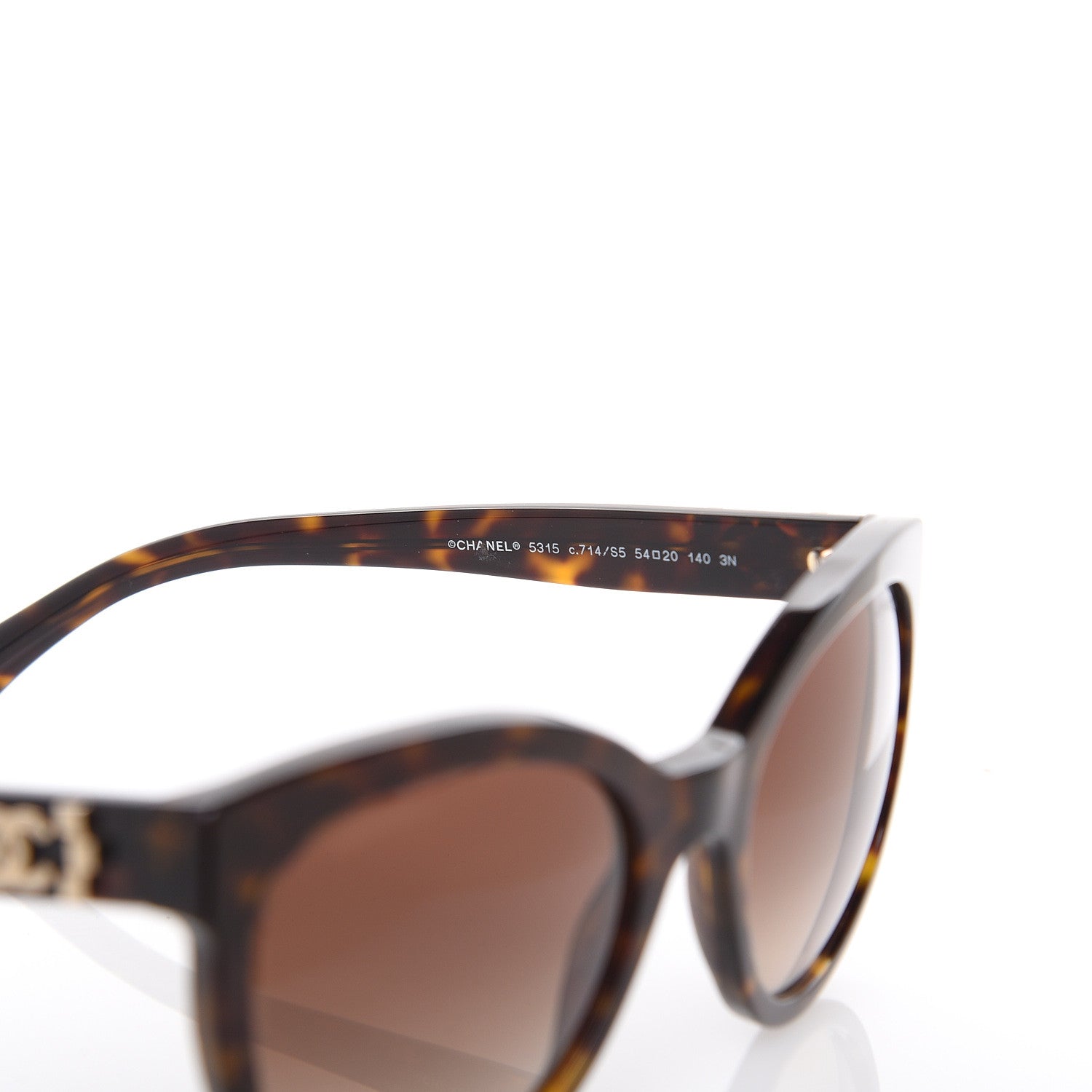Chanel Pantos Signature CC Sunglasses 5315 Dark Havana 4 of 7