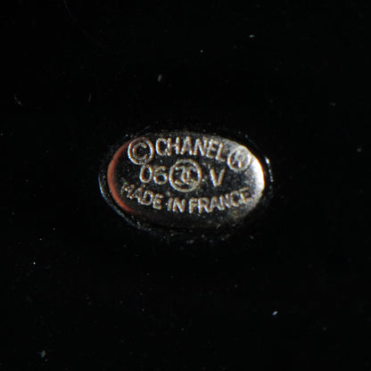 Chanel Resin CC Cuff Black White 6 of 6
