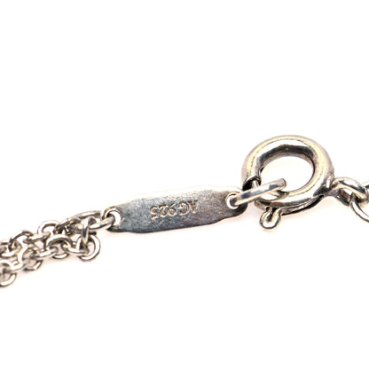 Tiffany Sterling Silver Enamel Infinity Bracelet Blue 5 of 6