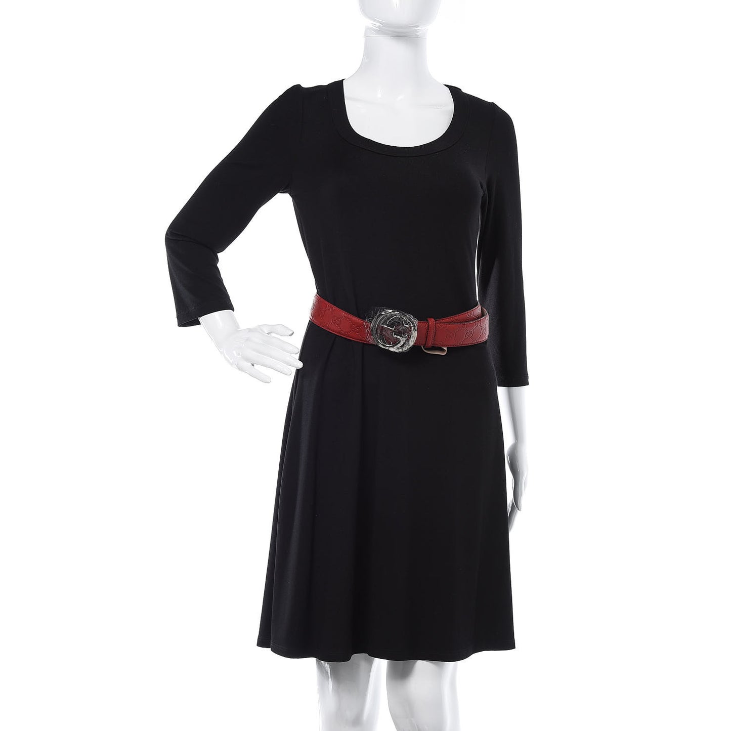 Guccissima Interlocking G 40mm Belt 95 38 Red