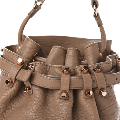 Alexander Wang Pebbled Lambskin Diego Bucket Bag Latte 12 of 12