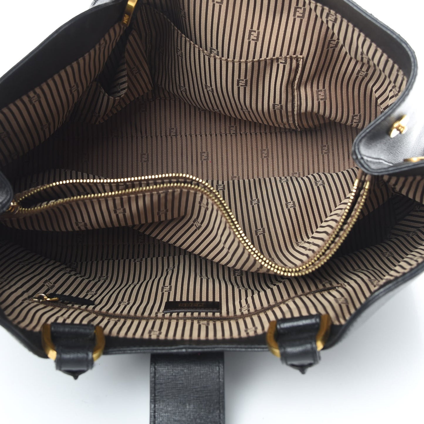 Vitello Elite Chameleon Shopper Tote Black