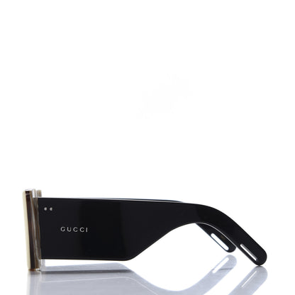 Gucci Acetate Rectangular Flap GG0543S Sunglasses White Black 3 of 9