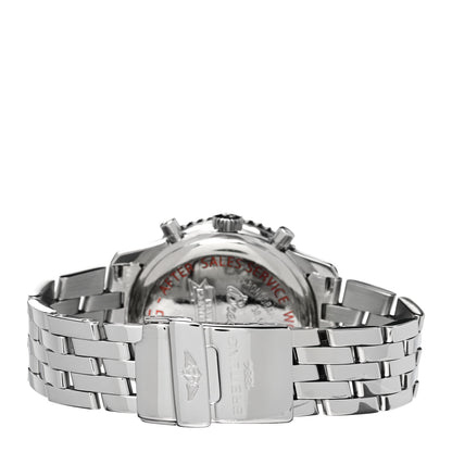 Breitling Stainless Steel 38mm Navitimer Montbrillant Chronograph Automatic Watch Black A41330 3 of 4