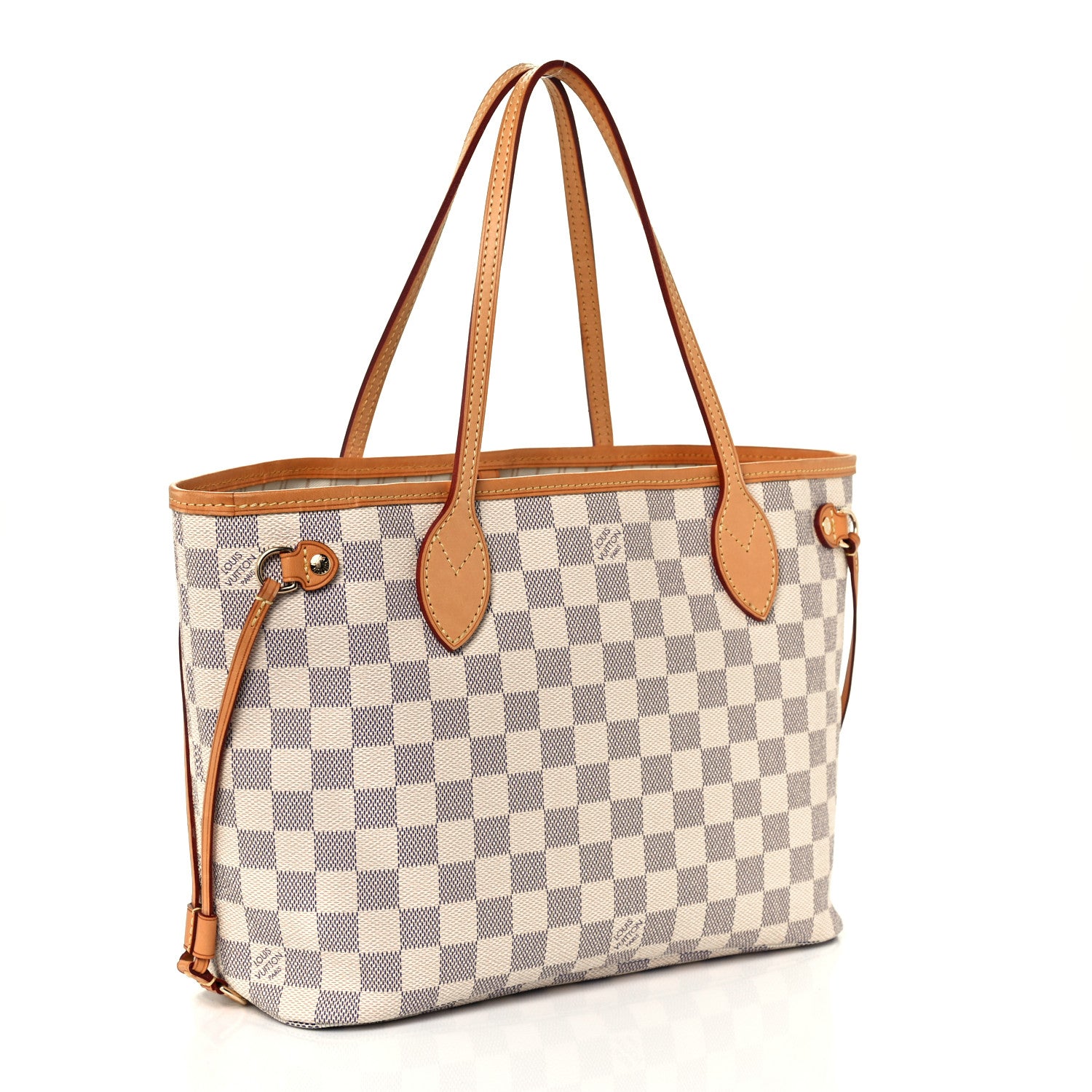Louis Vuitton Damier Azur Neverfull PM 3 of 10