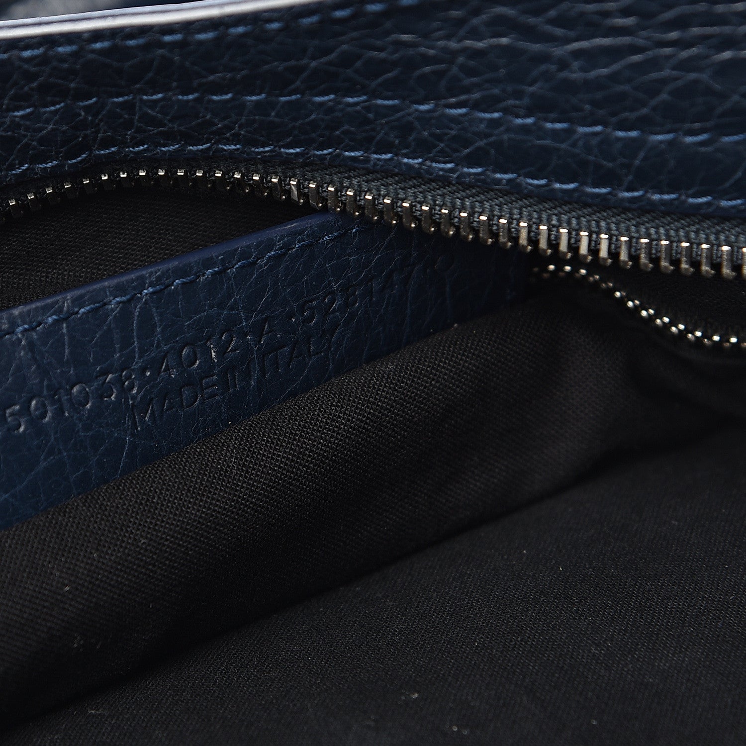 Balenciaga Agneau Giant 12 Silver Hardware Town Bleu Obscur 8 of 12