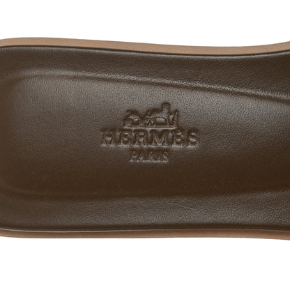 Hermes Epsom Oran Sandals 38 Etoupe 7 of 9