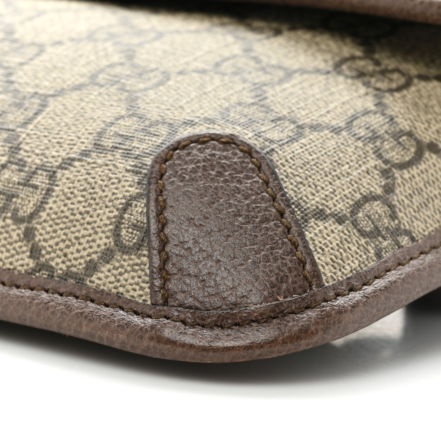 Gucci GG Supreme Monogram Neo Vintage Web Belt Bag Brown 8 of 11
