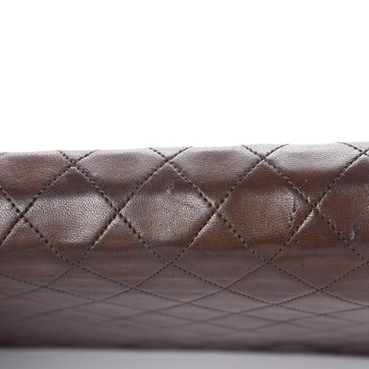 Chanel Lambskin Quilted Jumbo Single Flap Brown 15 of 17