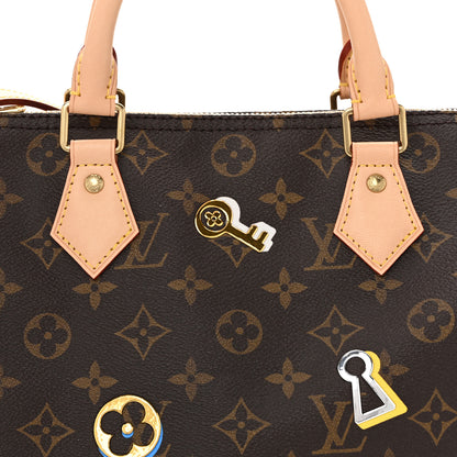 Louis Vuitton Monogram Love Lock Speedy Bandouliere 30 9 of 13