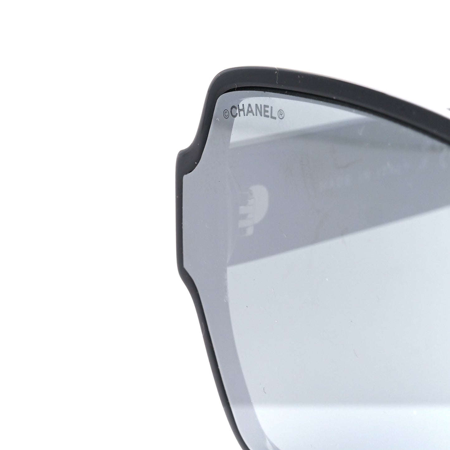 Acetate Square CC Sunglasses 5385-A Black