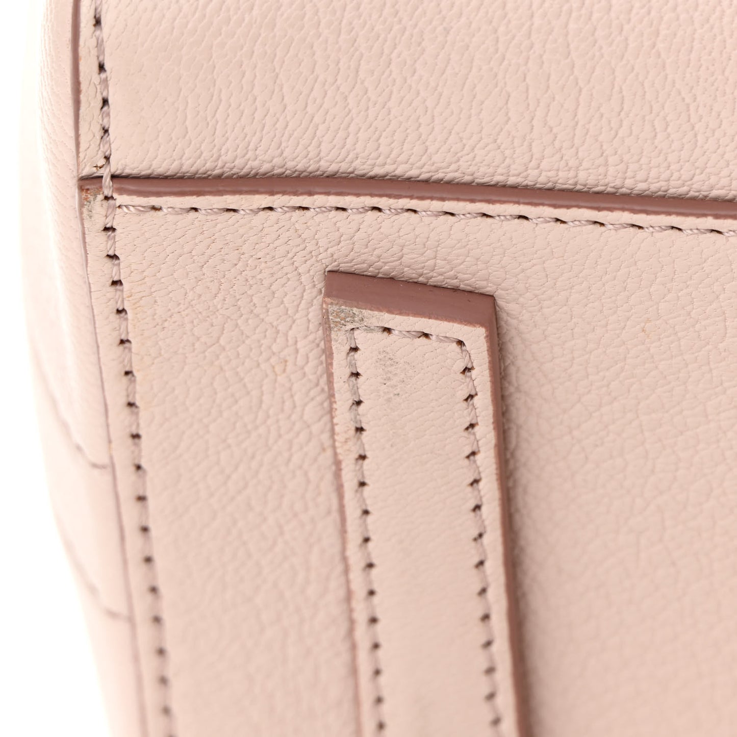 Sugar Goatskin Mini Antigona Pale Pink