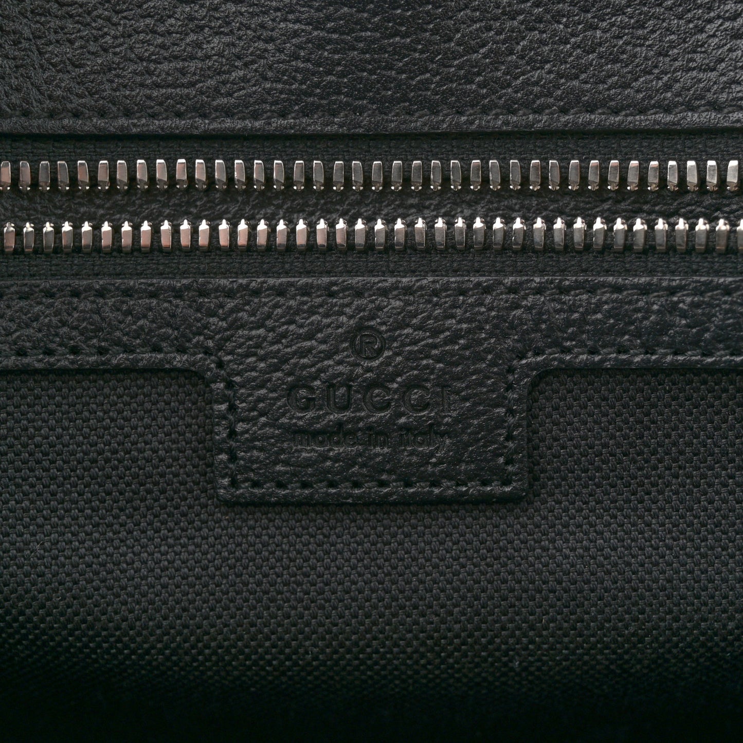 Monogram Jumbo GG Textured Dollar Calfskin Tote Bag Black