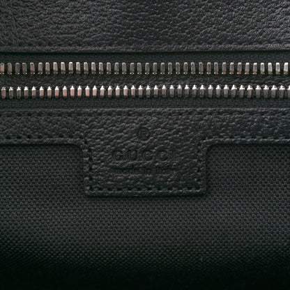 Gucci Monogram Jumbo GG Textured Dollar Calfskin Tote Bag Black 6 of 12