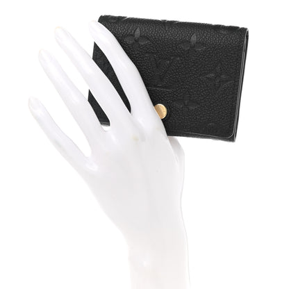 Louis Vuitton Empreinte Business Card Holder Black 2 of 7