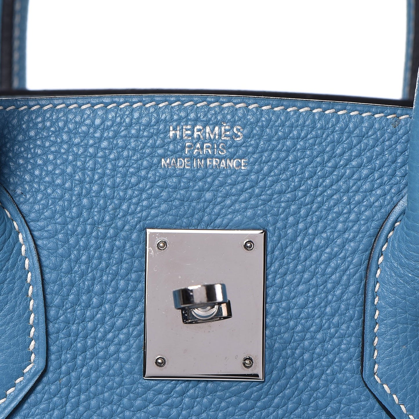 Togo Birkin 35 Blue Jean