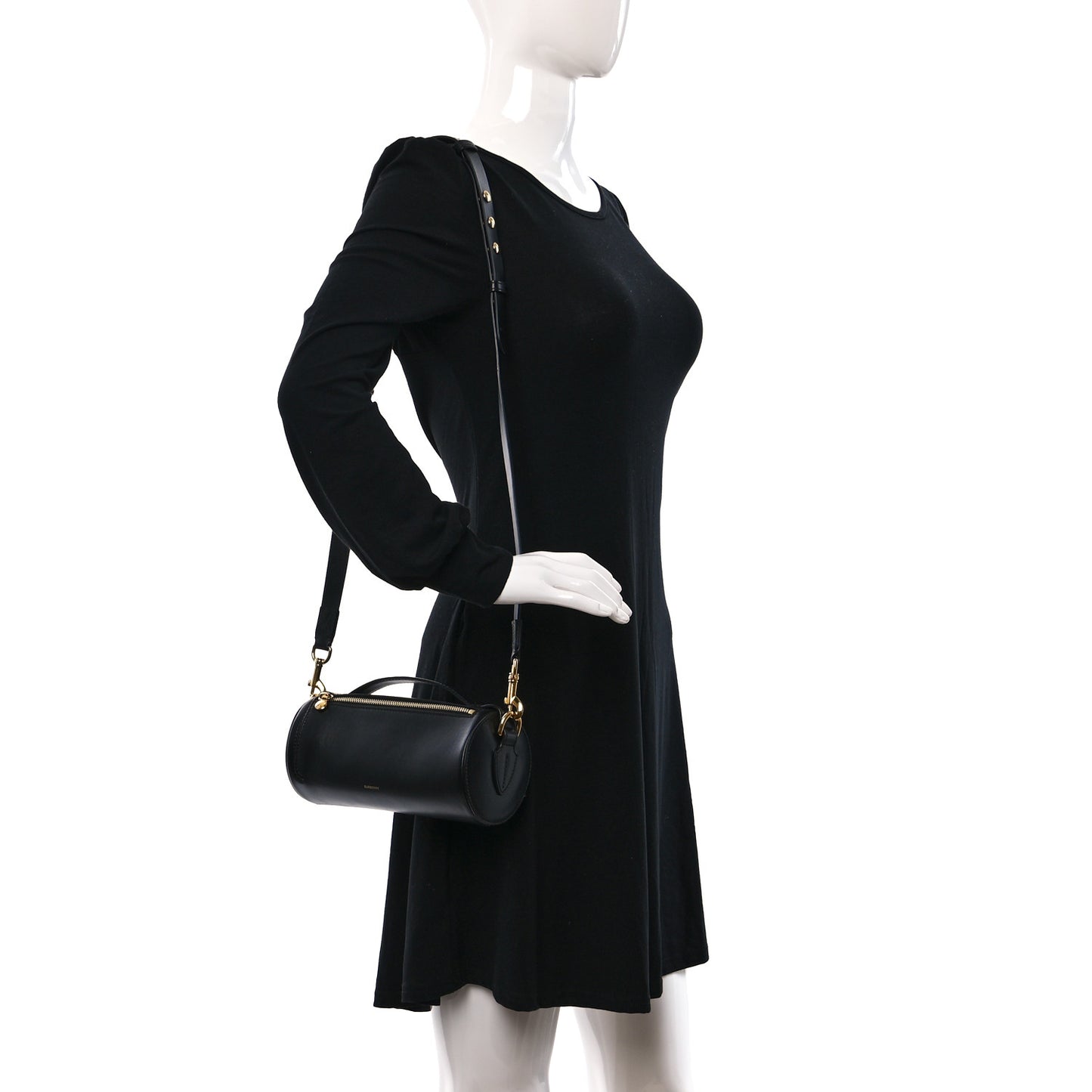 Calfskin Kingdom The Barrel Bag Black