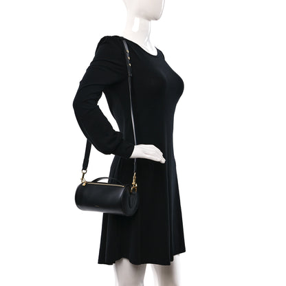 Burberry Calfskin Kingdom The Barrel Bag Black 2 of 11