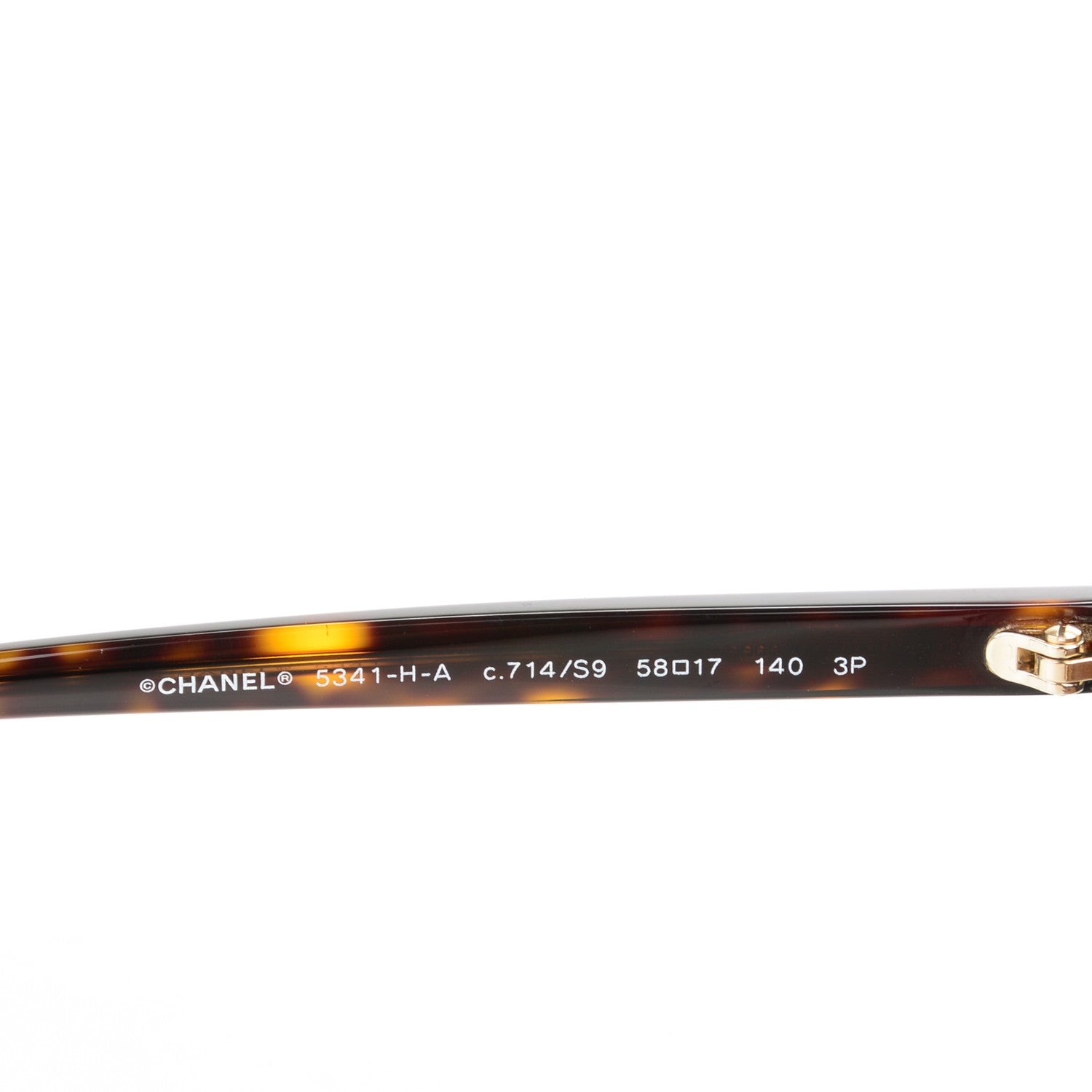 Chanel Acetate Polarized Fantasy Pearl Cat Eye Sunglasses 5341-H-A Tortoise 4 of 7