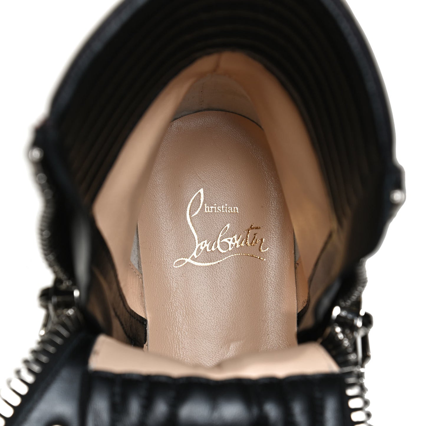 Calfskin Quilted En Hiver Boots 36.5 Black