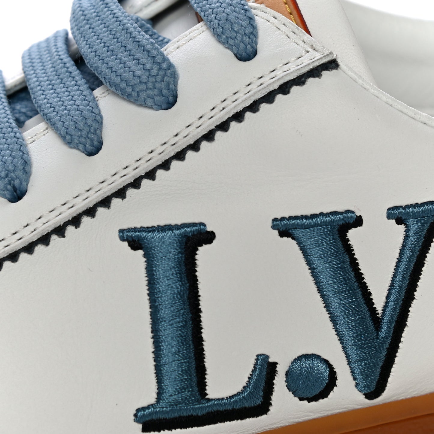 Calfskin Frontrow Sneakers 36 Blue