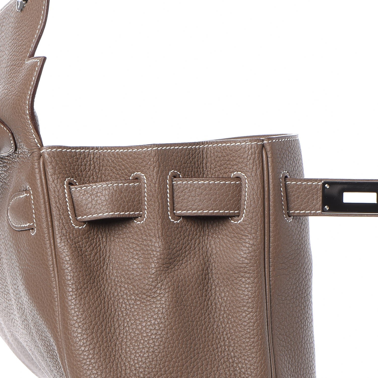 Hermes Taurillon Clemence Retourne Kelly 40 Etoupe 34 of 36
