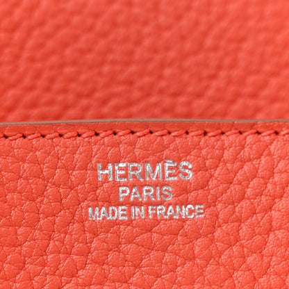 Hermes Taurillon Clemence Birkin 35 Capucine 6 of 14