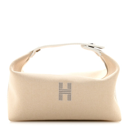 Hermes Canvas Small Bride-A-Brac Pouch Natural 1 of 6