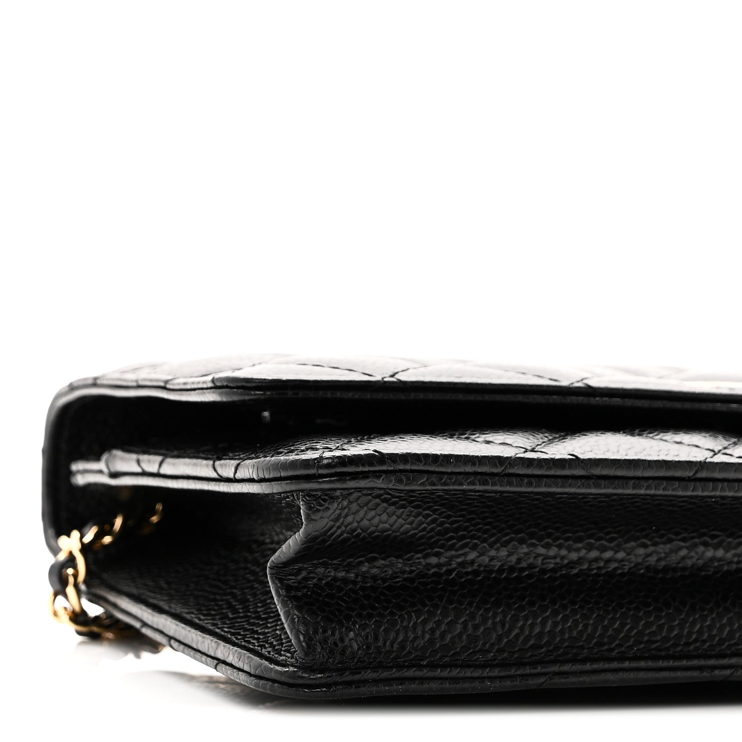 Chanel Caviar Quilted Wallet On Chain WOC Black 10 of 12