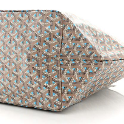 Goyard Goyardine Saint Louis Claire Voie GM Grege Turquoise 11 of 11