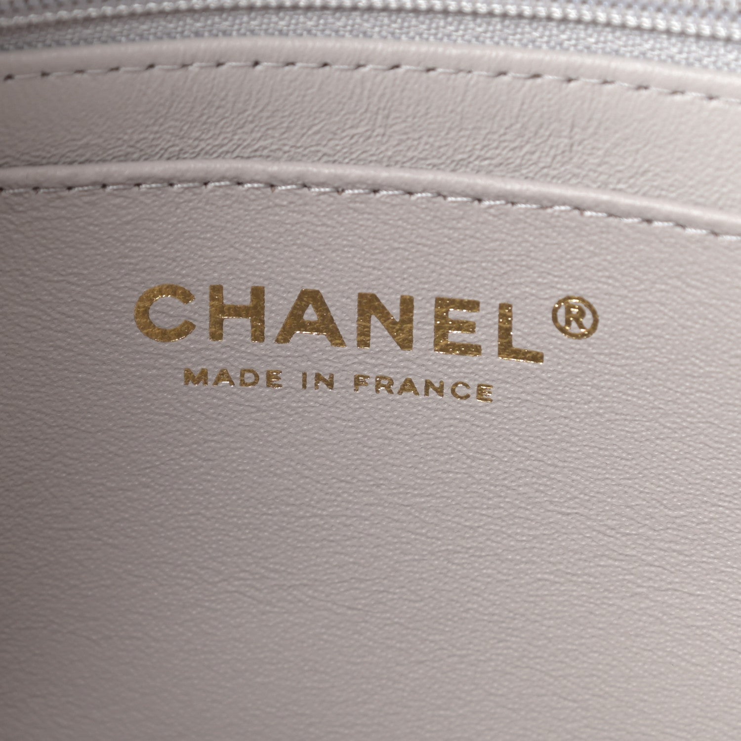 Chanel Lambskin Quilted Mini Top Handle Rectangular Flap Grey 6 of 11