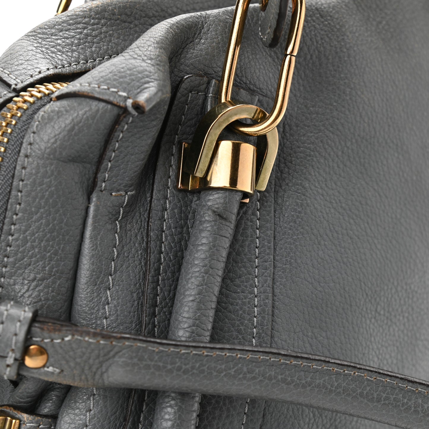 Calfskin Medium Paraty Cashmere Grey