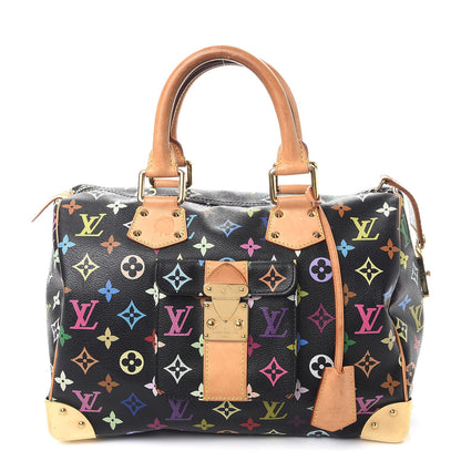 Louis Vuitton Monogram Multicolor Speedy 30 Black 1 of 14