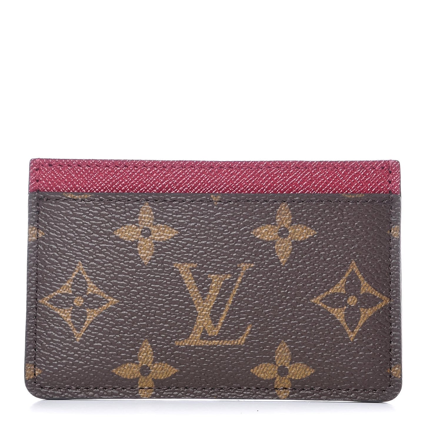 Monogram Card Holder Fuchsia