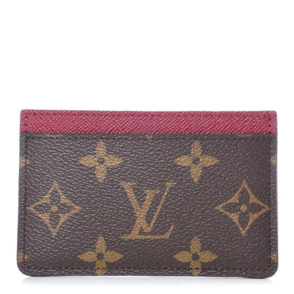 Louis Vuitton Monogram Card Holder Fuchsia 1 of 7