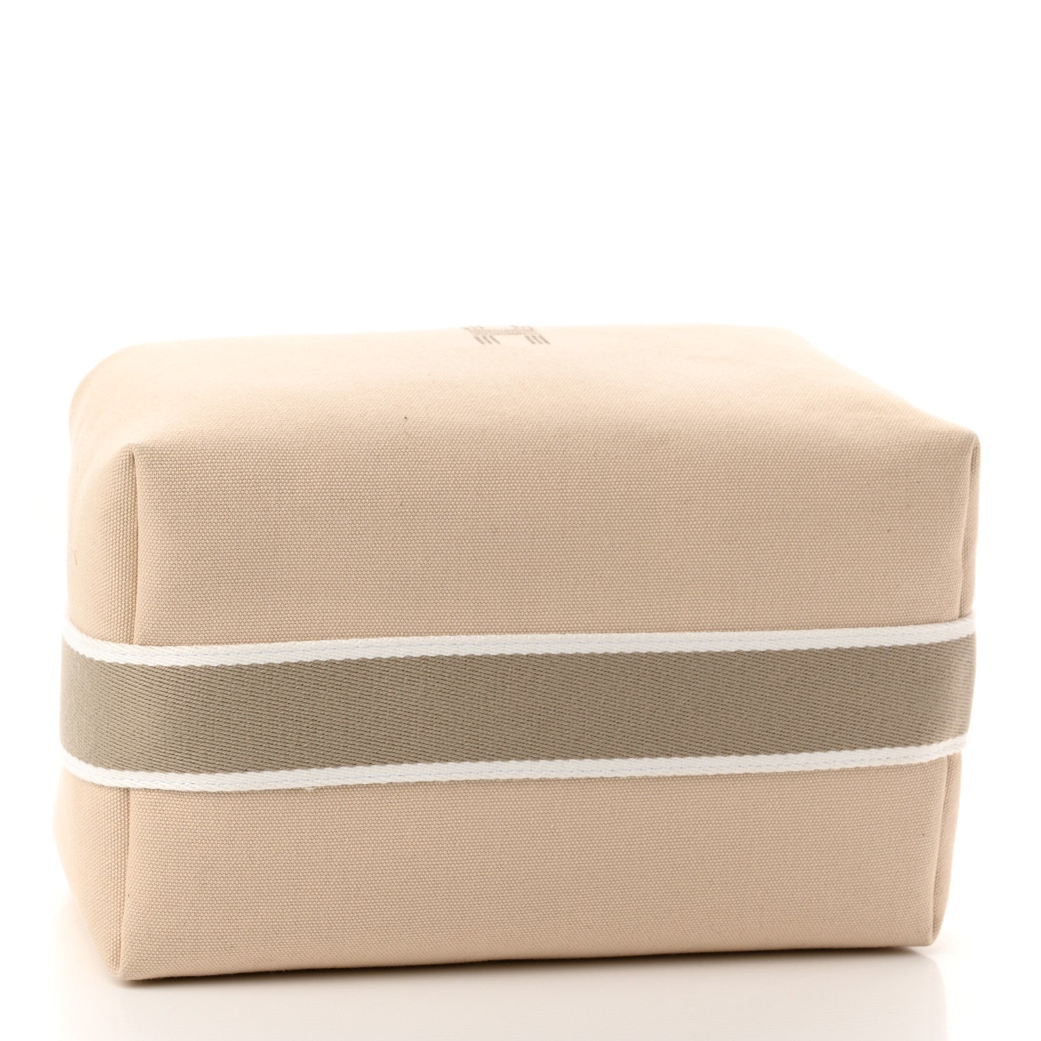 Hermes Canvas Large Bride-A-Brac Pouch Natural 4 of 9