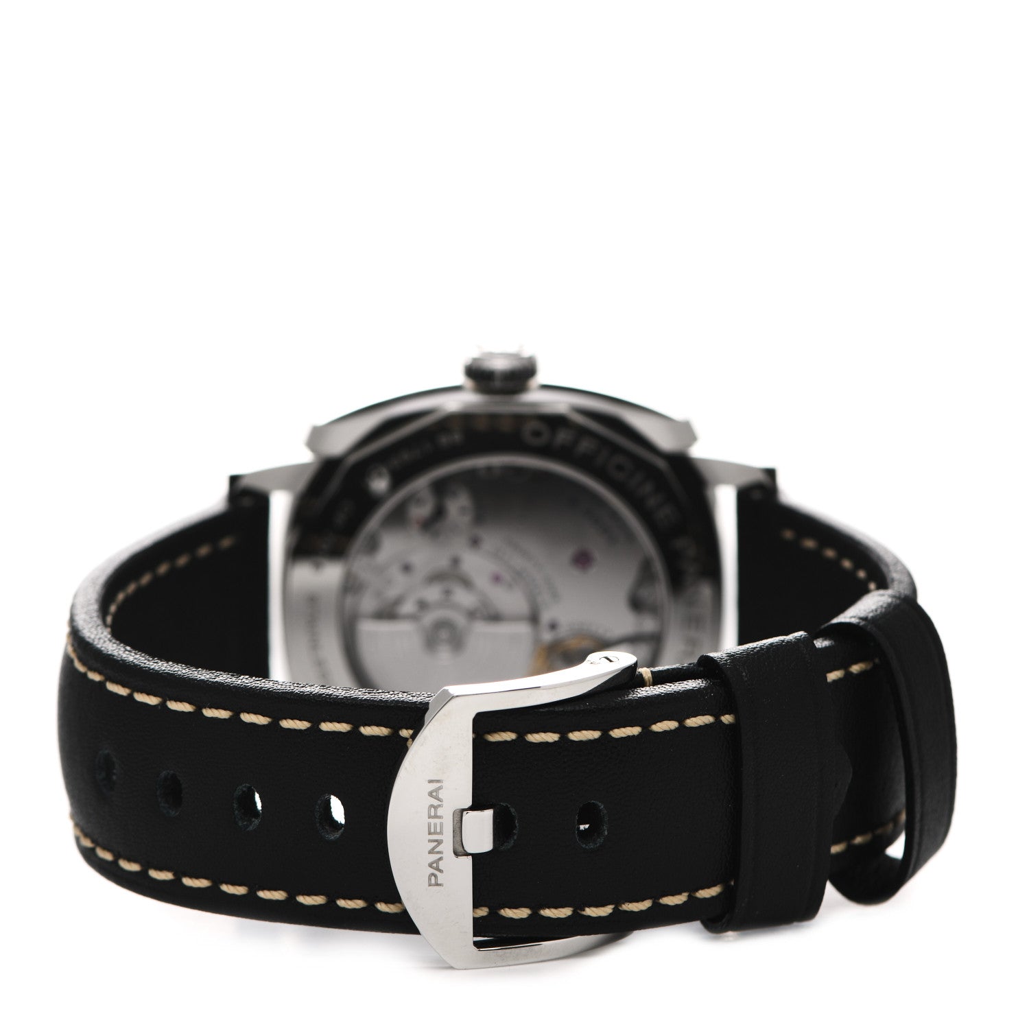 Panerai Stainless Steel Calfskin 45mm Radiomir 1940 3 Days GMT Automatic Watch Black PAM00627 3 of 5