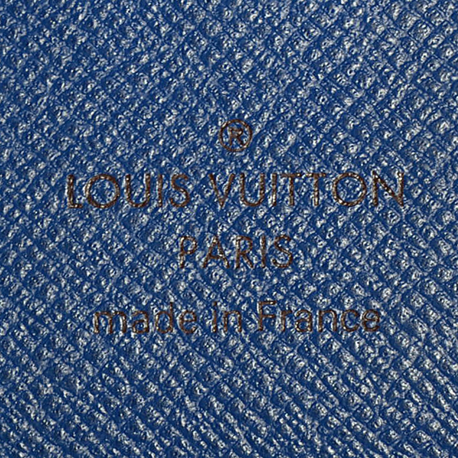 Louis Vuitton Monogram Josephine Wallet Blue 6 of 8