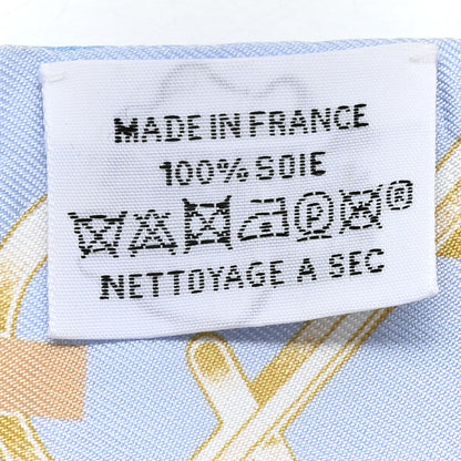 Hermes Silk Do Re Boucles Twilly Bleu Ciel Blue Cob 3 of 5