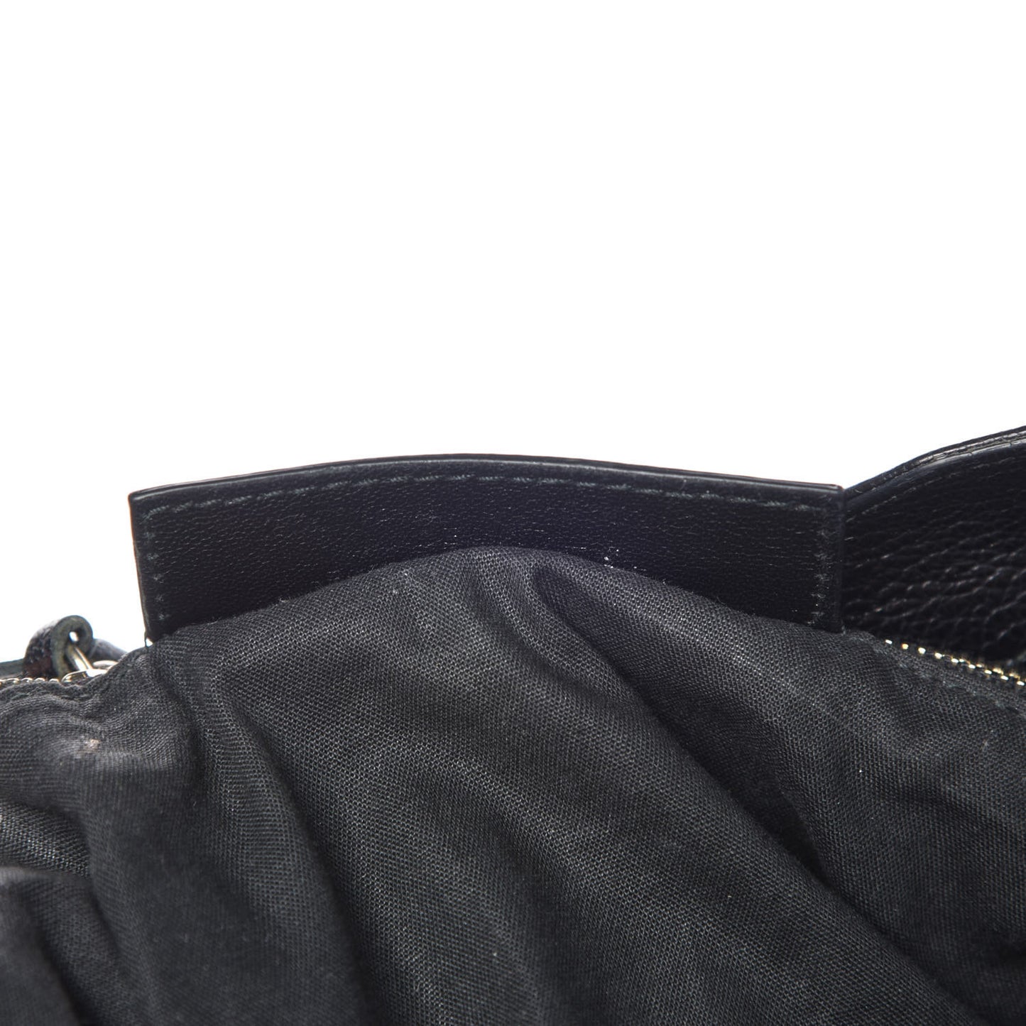 Chevre Gold Metallic Edge Hardware Velo Black