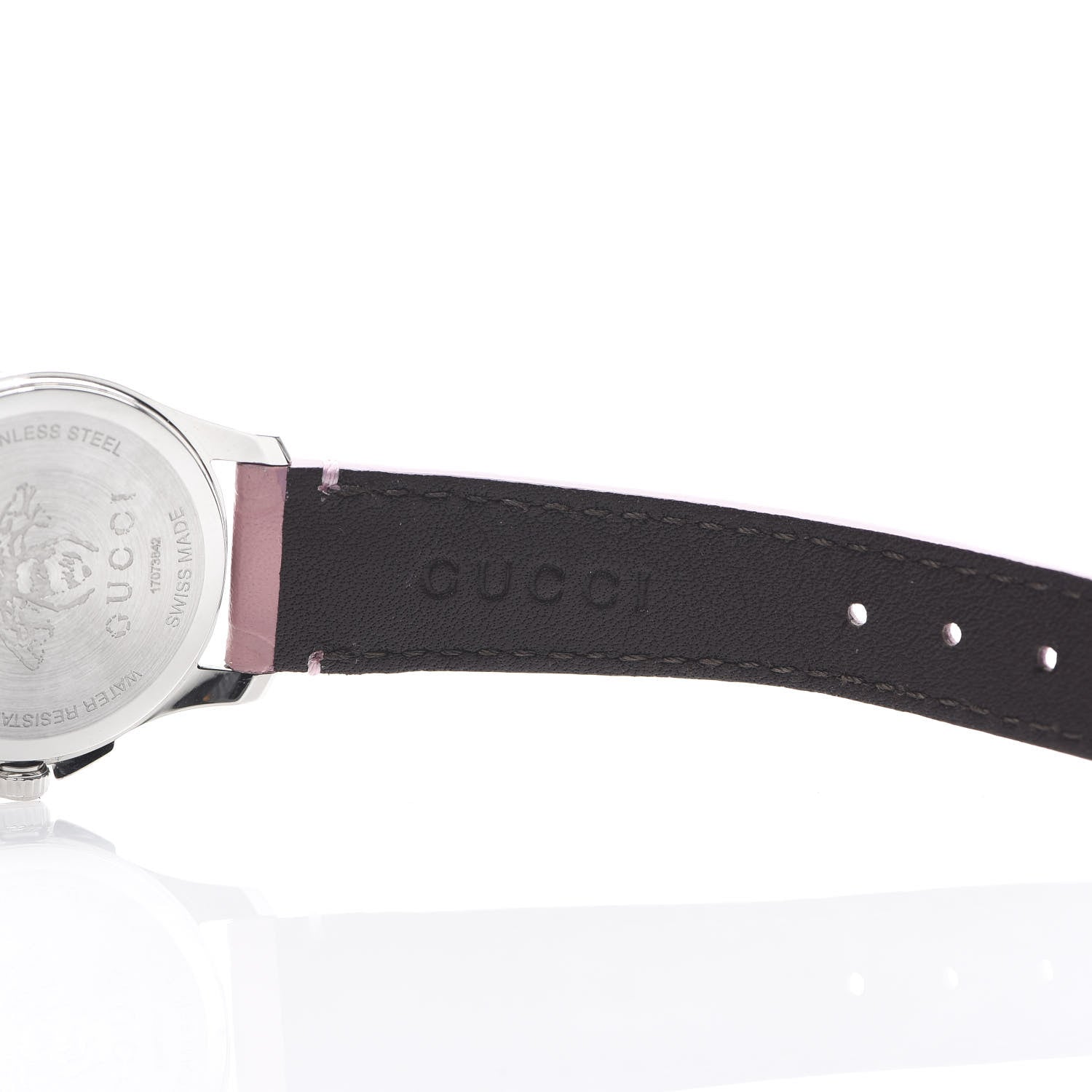 Gucci Stainless Steel Calfskin 27mm G-Timeless Quartz Watch Pink 5 of 6