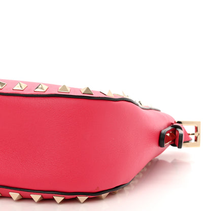 Valentino Garavani Vitello Rockstud Flip-Lock Satchel Fragola 9 of 10