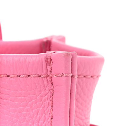 Marc Jacobs Grained Calfskin Mini The Tote Bag Candy Pink 11 of 12
