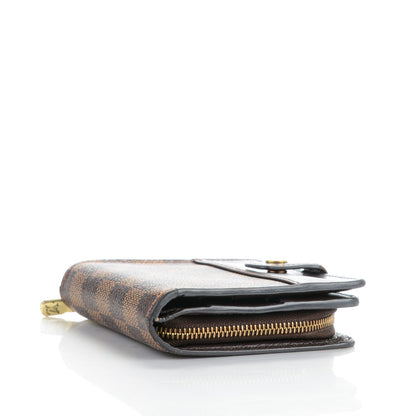 Louis Vuitton Damier Ebene Zippe Zipped Compact Wallet 4 of 7
