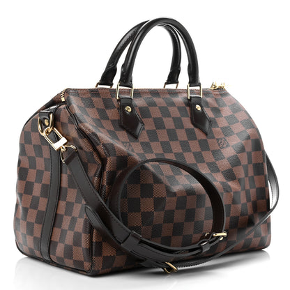 Louis Vuitton Damier Ebene Speedy Bandouliere 30 3 of 12