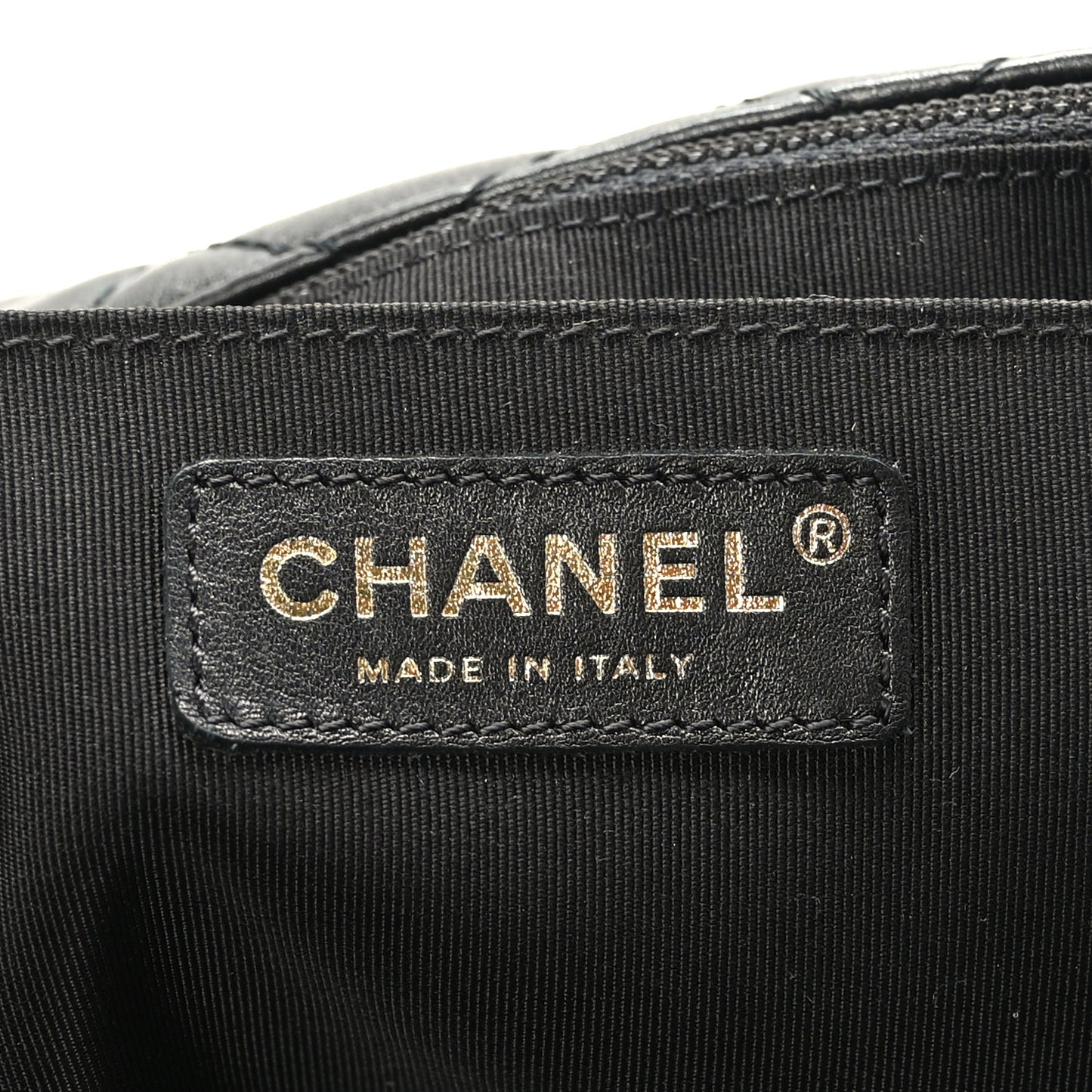 Calfskin Quilted Small XXL Travel Flap Bag Black