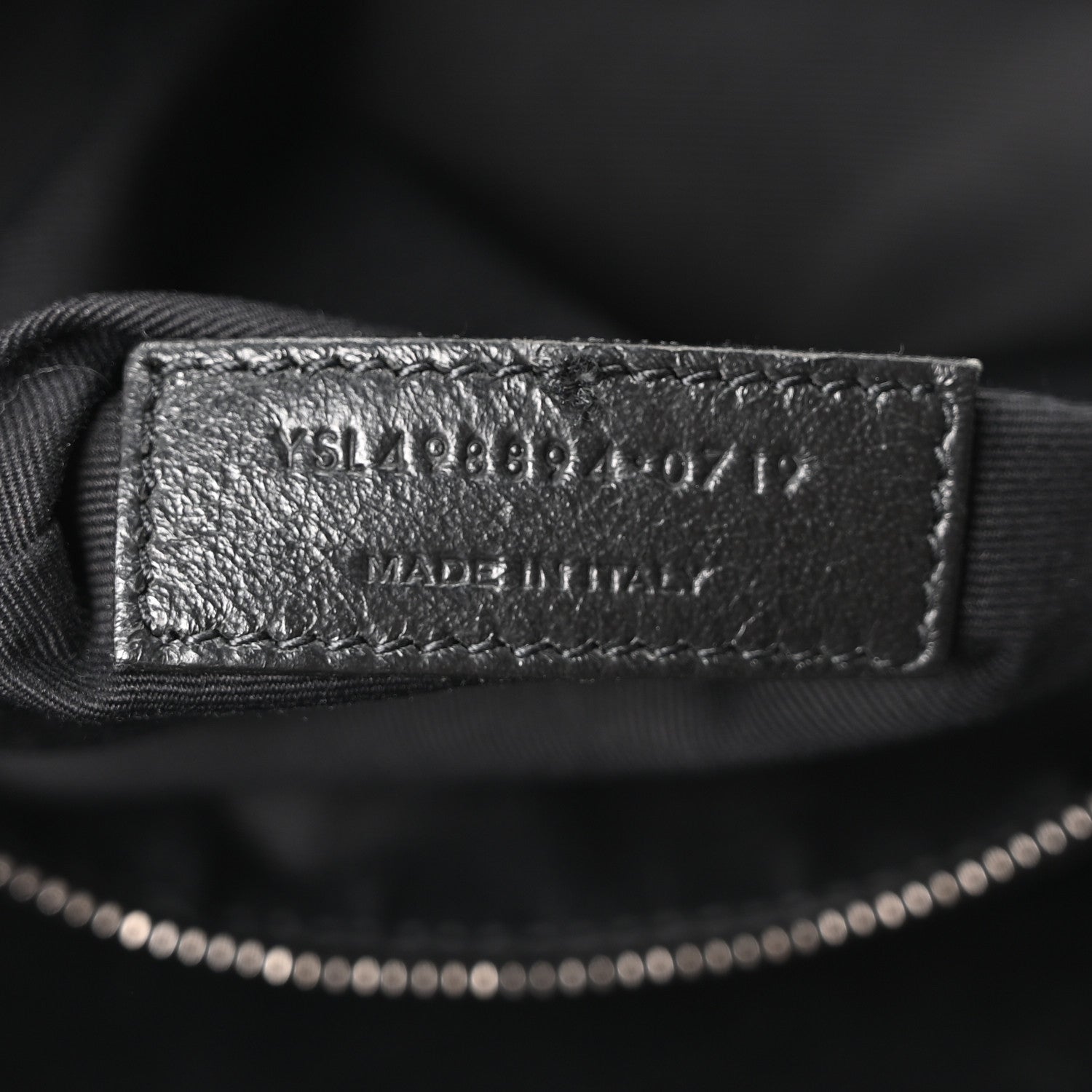 Saint Laurent Crinkled Calfskin Matelasse Monogram Medium Niki Chain Satchel Dark Green 7 of 10